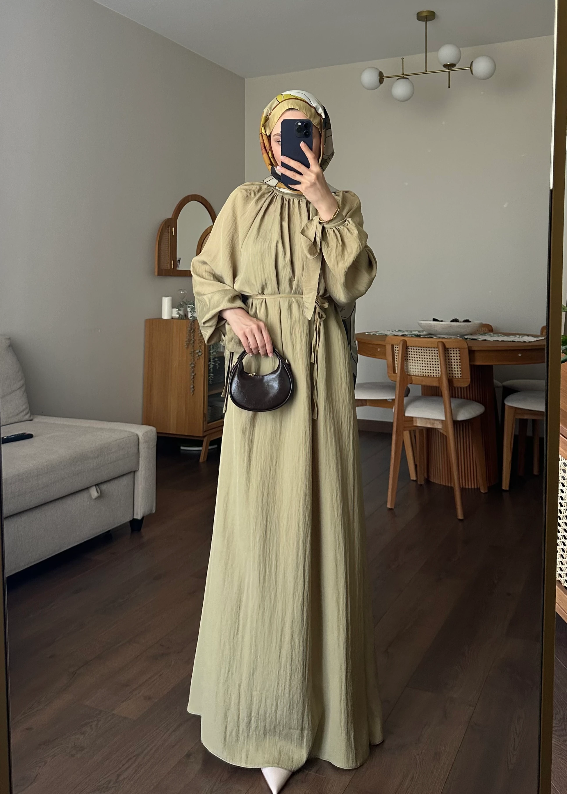 9148-1 - İbiza Aly Elbise | Yeşil