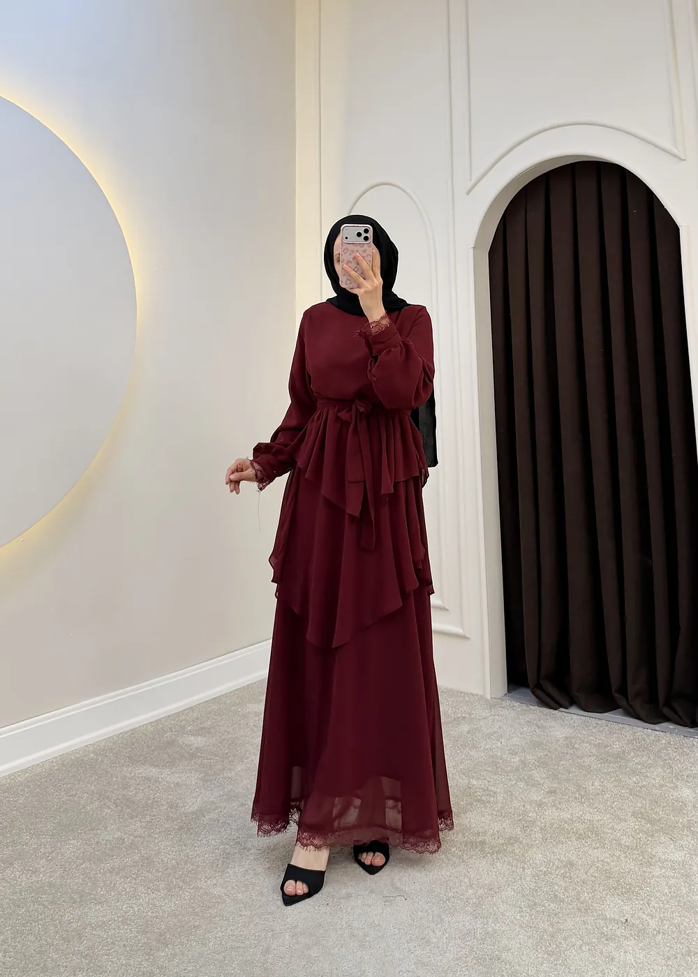 Mina Elbise | Bordo