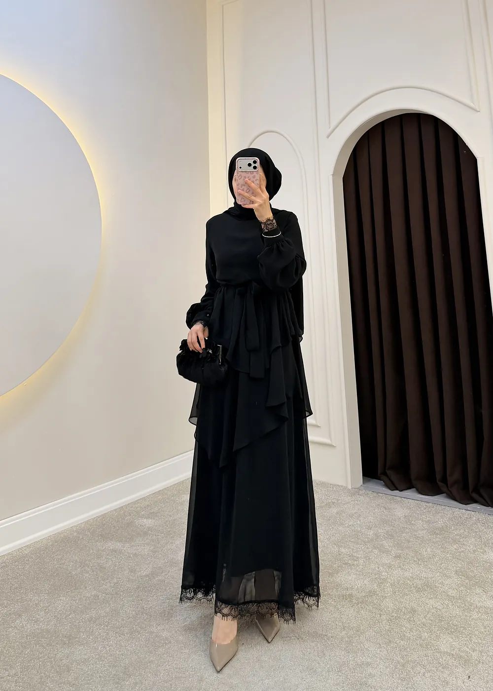 Mina Elbise | Siyah