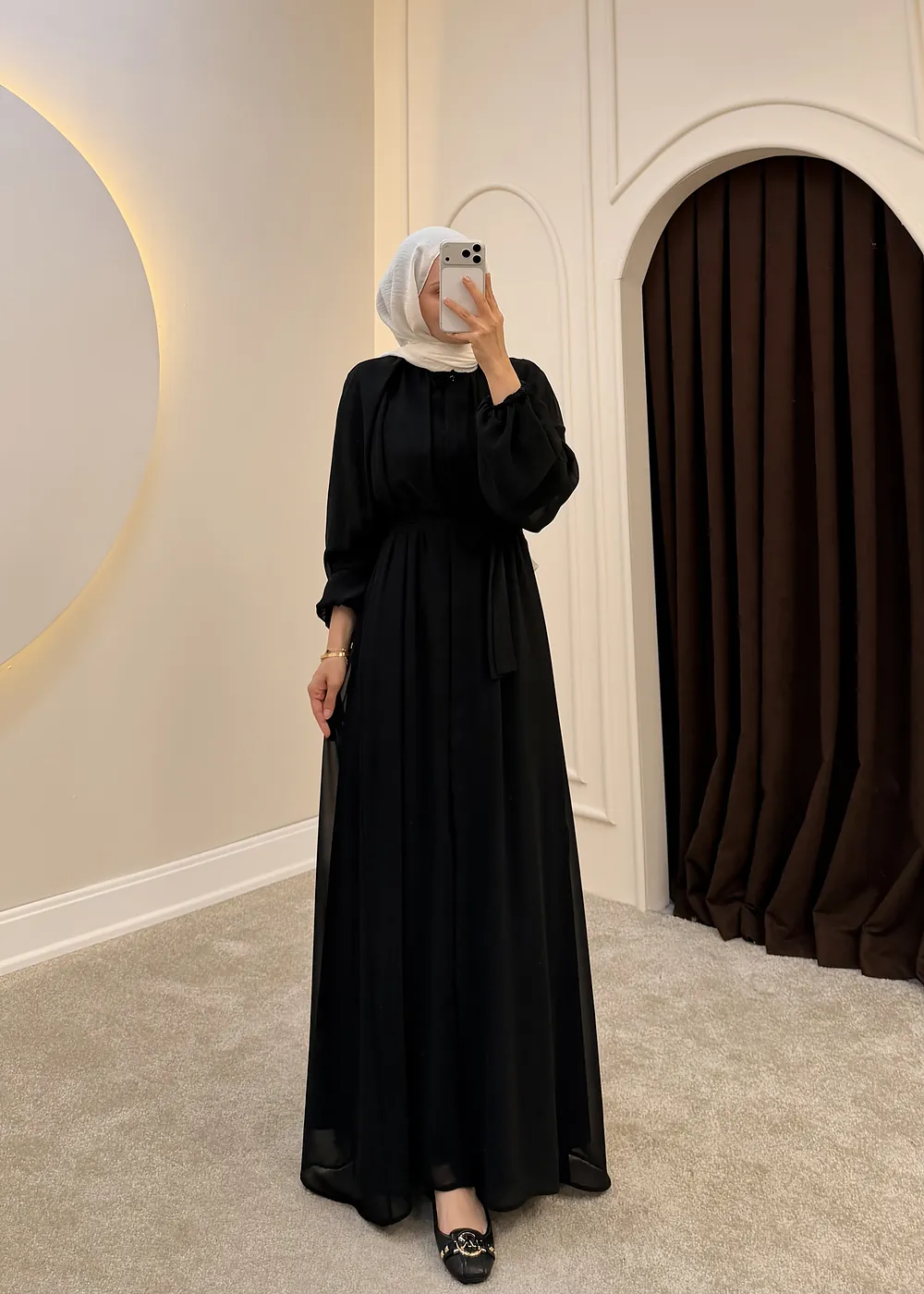 606 - Liil Abaya | Siyah