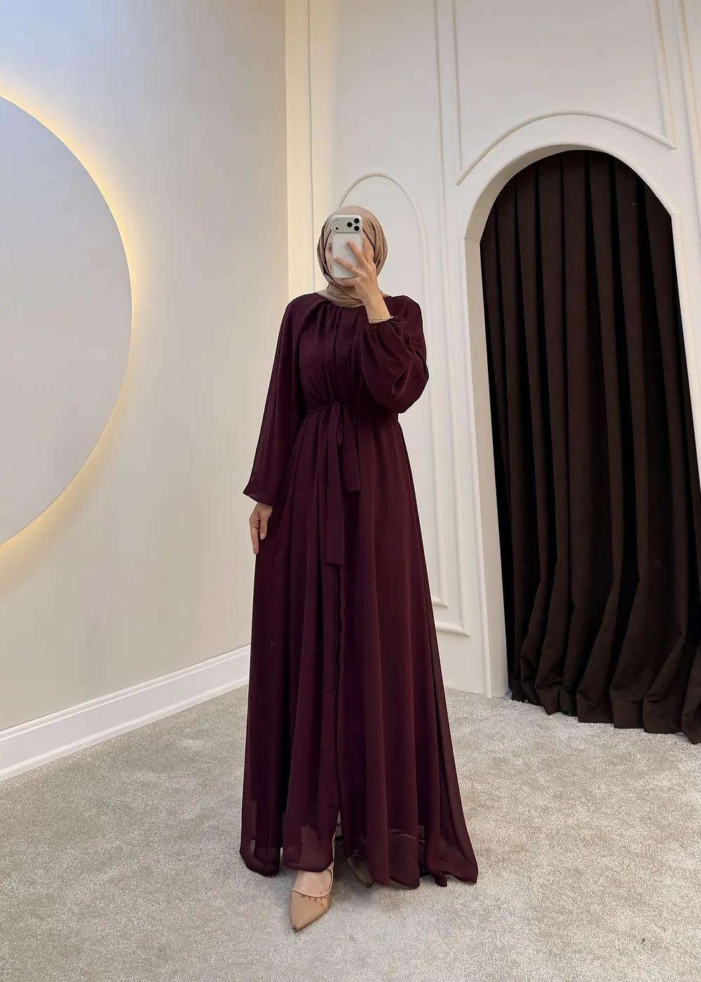 606 - Liil Abaya | Bordo