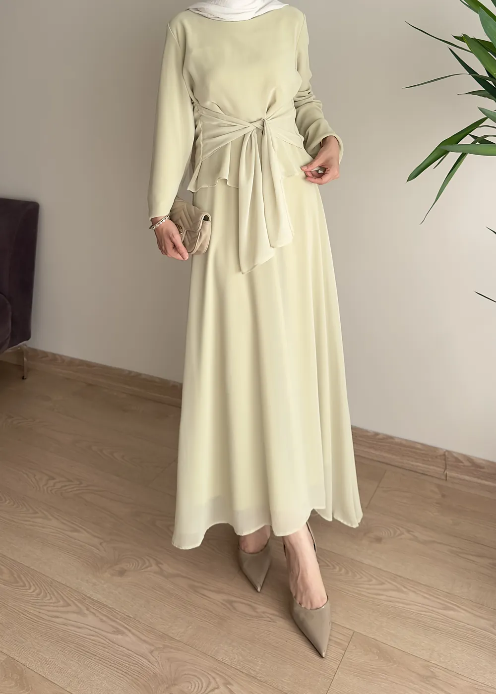 Mondy Takım Pastel Yeşili