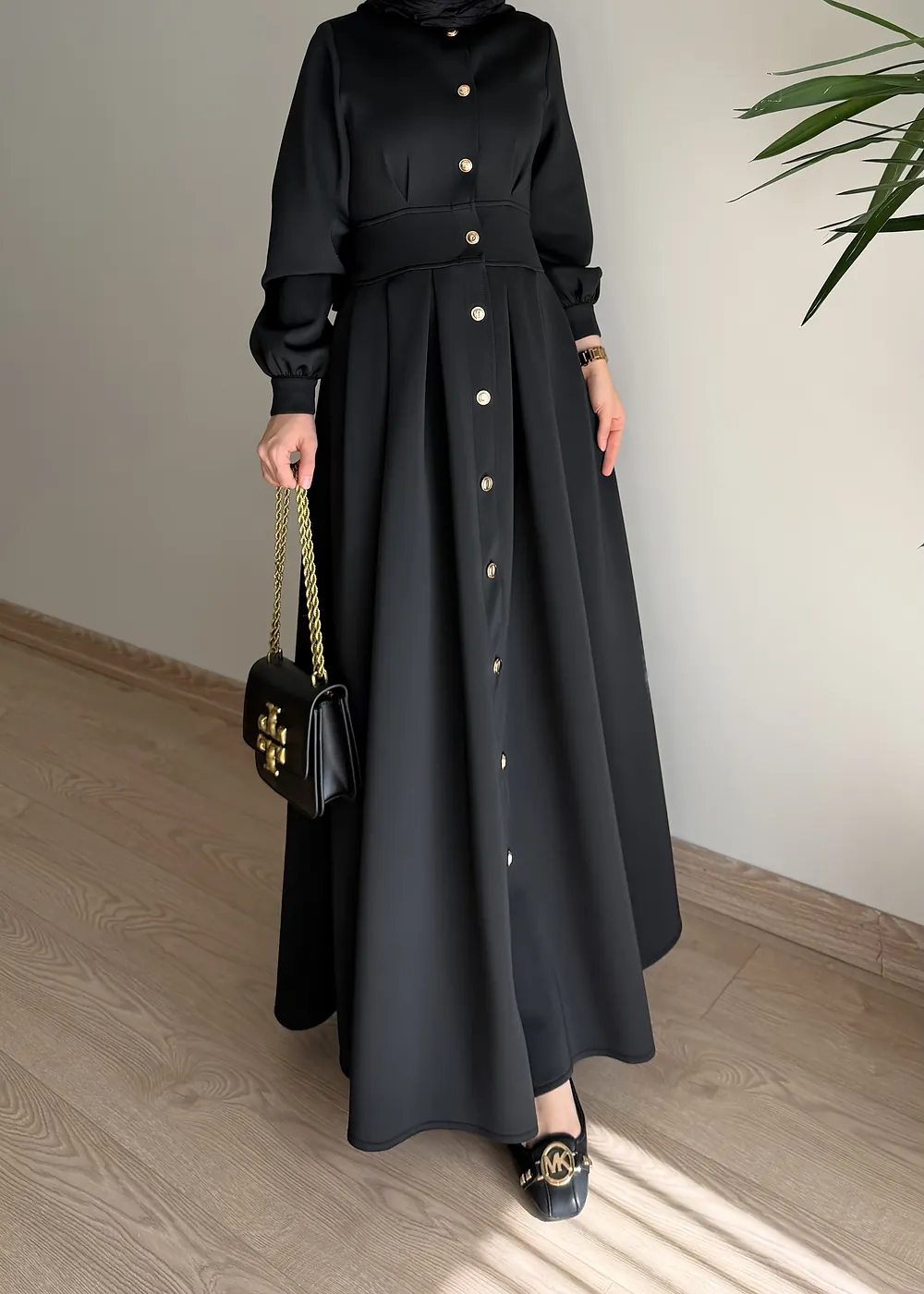 609 - Vela Elbise Siyah