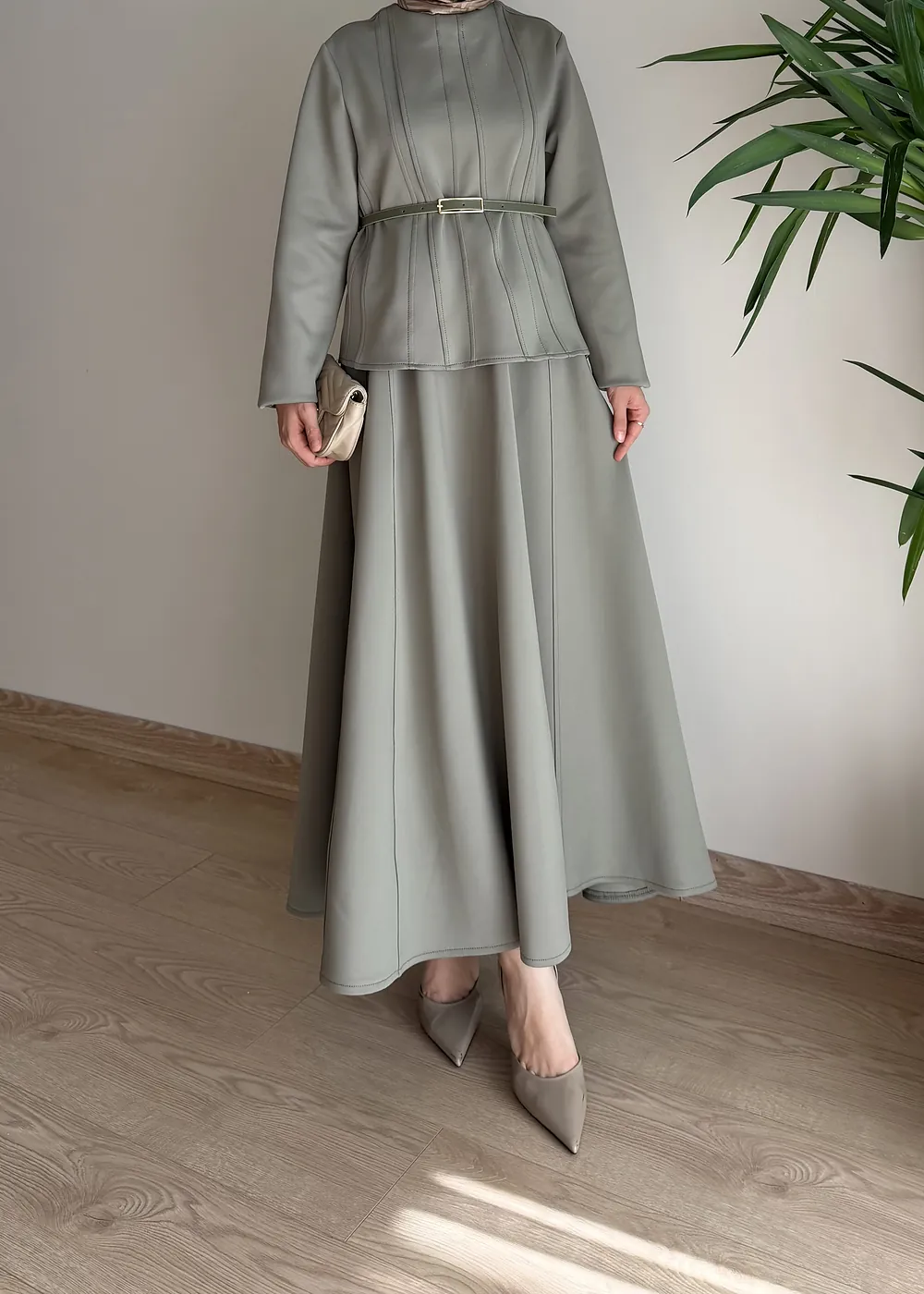 610 - Avel Takım Pastel Yeşili